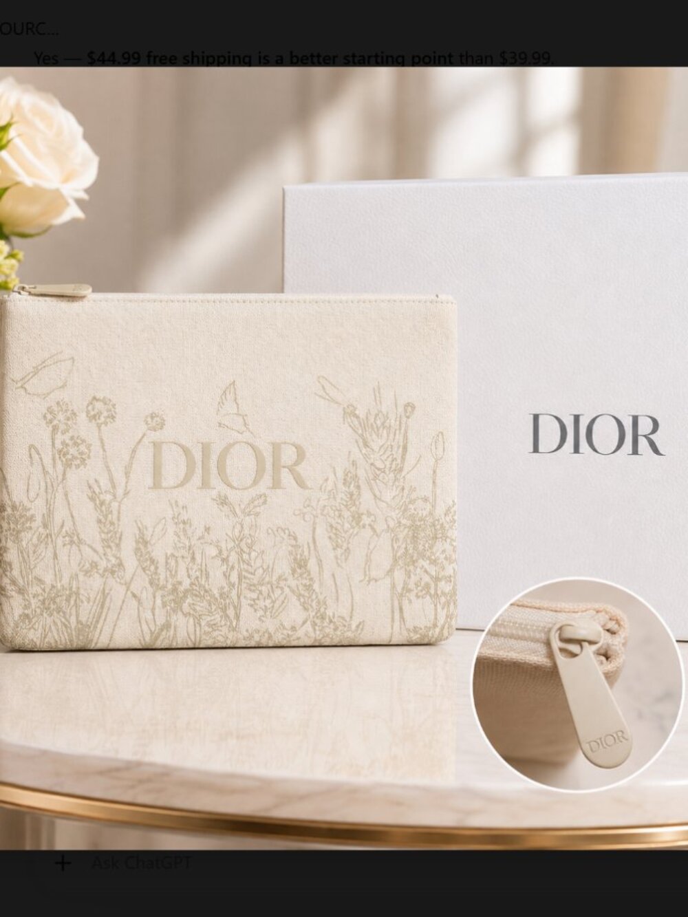 Dior 2024 Limited Edition VIP Spring Floral Clutch Bag - New In Box